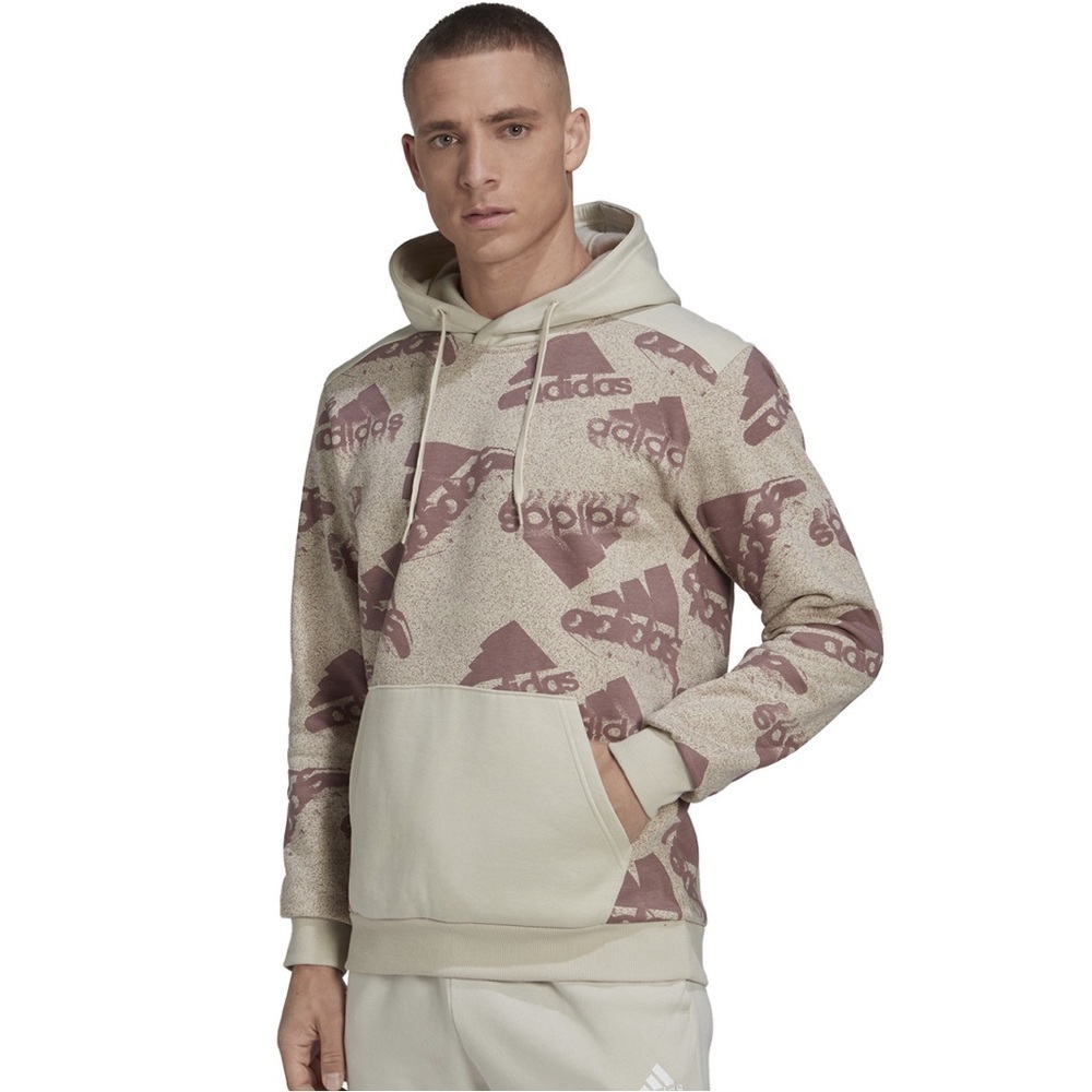 Adidas Men's Essentials Brandlove Q3 Hoodie Great Condition  Sweatshirt Size M